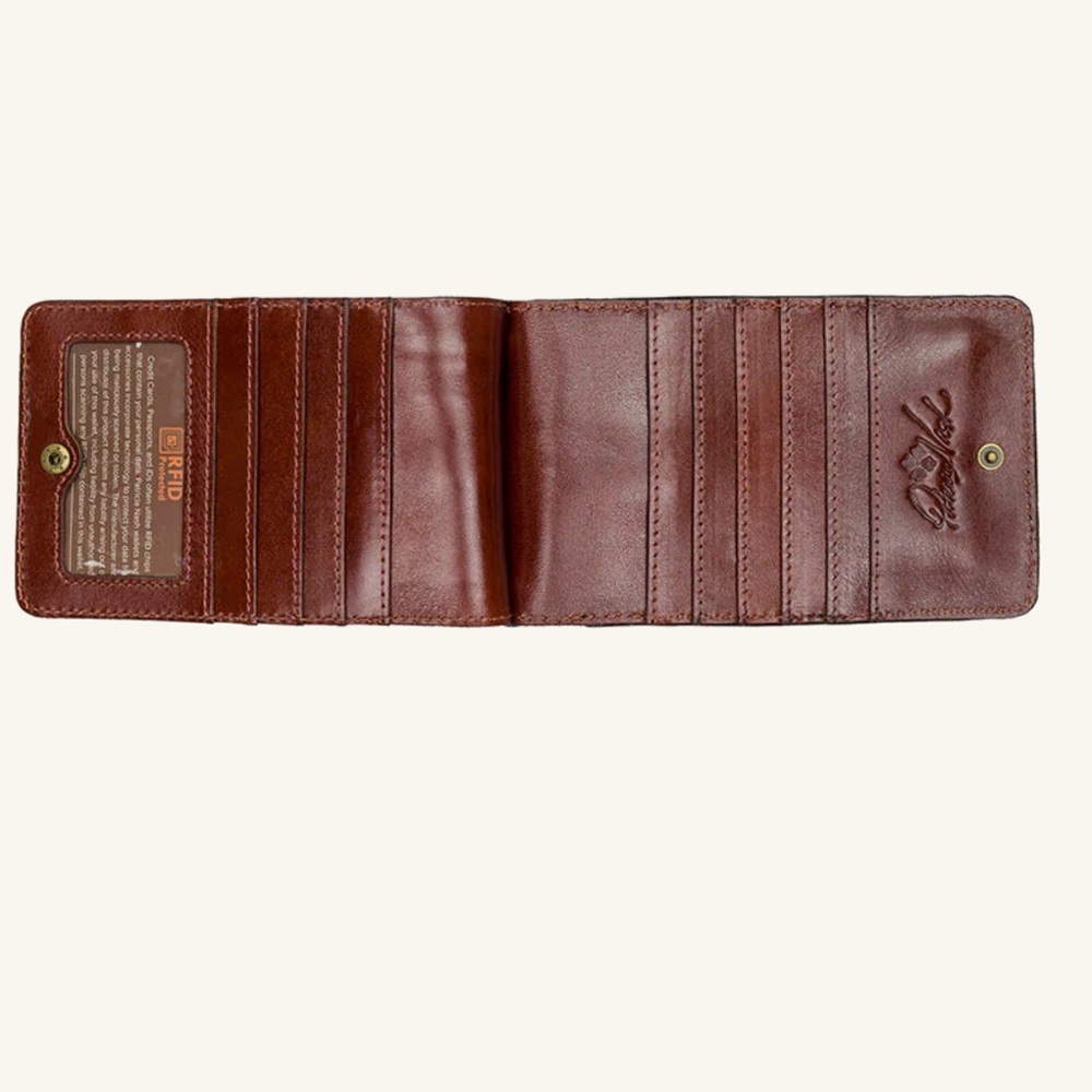 PATRICIA NASH Farleigh Leather Crossbody Phone Case Wallet Bag Kent Countryside - Picture 3 of 9